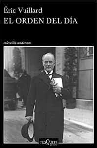 El orden del día, de Éric Vuillard