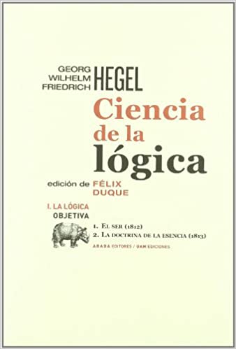 Ciencia de la lógica, Vol. 1